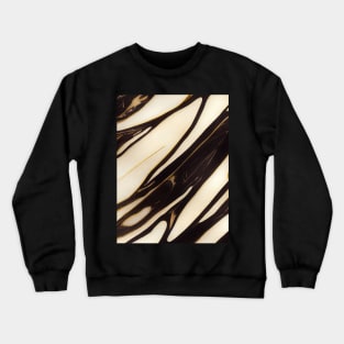 Black and white marble stone texture Crewneck Sweatshirt